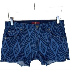 7 FOR ALL MANKIND CUT OFF SHORTS